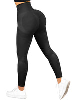 1 x RAW Customer Returns RXRXCOCO High Waist Sports Leggings Women s Long Opaque Push Up Sports Pants Scrunch Booty Gym Running Pants 1 Black XL  - RRP €24.19