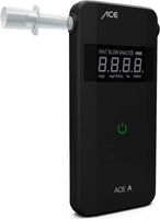 1 x RAW Customer Returns ACE A Breathalyzer - digital alcohol permille tester - breathalyzer with electrochemical sensor and 1-button operation, black - RRP €65.36