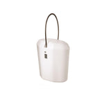 1 x RAW Customer Returns Portable Travel Padlock, Indoor Outdoor Safe, Protect Your Valuables Mini Safe White  - RRP €28.07