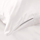 1 x RAW Customer Returns THXSILK 25 Momme Silk Pillowcase for Hair and Skin - Mulberry Silk Pillowcase - Hypoallergenic with Hidden Zipper - Pure Silk on Both Sides ... White, 40x60cm  - RRP €34.0