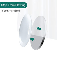 3 x RAW Customer Returns CHBOP 9 Pairs Round Magnetic Curtain Weights Curtains Curtain Weight Curtains Window Curtain Weight Tiebacks for Shower Window Curtain Tablecloths Waterproof White - RRP €48.39