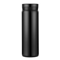 1 x RAW Customer Returns Small Stainless Steel Thermos Bottles - Cute Water Bottle, Vacuum Insulated Bottle for Hot and Cold Drinks BPA Free, Black, 280ml  - RRP €15.99