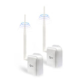 1 x RAW Customer Returns Wireless bridge point-to-point long-distance wireless access, 2.4G WiFi bridge supports 800m outdoor transmission distance, suitable for security systems, IP cameras and computers - RRP €63.52