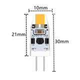 2 x RAW Customer Returns tkhetiana G4 LED lamp 2W, dimmable 12-24V AC DC G4 LED light bulb warm white 3000K LED lamp, 12V LED bulbs replacement 10W -18W G4 halogen light bulb, pack of 6 - RRP €22.16