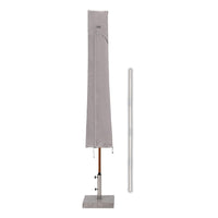 1 x RAW Customer Returns Sekey parasol protective cover with rod, cover for 350cm 200x300cm garden parasol with ventilation openings, cover for market umbrella balcony umbrella, waterproof - RRP €19.15