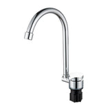 1 x RAW Customer Returns Riloer Universal Folding Faucet for Motorhome, Motorhome, 360 Rotatable, Hot and Cold Water Mixer - RRP €70.69