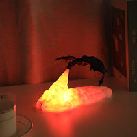 7 x RAW Customer Returns Dinosaur Night Light Gifts, Fire Breathing Dinosaur Night Light, 3D LED Realistic Dragon Night Light USB Rechargeable, 3D Dragon LED Lamp Removable, for Bedroom, Children s Room, Gift - RRP €195.93