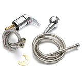 1 x RAW Customer Returns Mixer Taps Sprayer Set Hairdressing Salon Sink Hand Shower Kitchen Sink Faucet Set - RRP €30.24