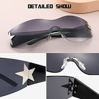 1 x Brand New Perfectmiaoxuan Polarized Sunglasses Wrap Around Y2K for Men Women Cool Fishing Biking Driving Fishing Outdoor Climbing Sunglasses Wrap Around Sunglasses - RRP €58.8