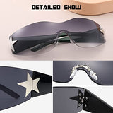 1 x Brand New Perfectmiaoxuan Polarized Sunglasses Wrap Around Y2K for Men Women Cool Fishing Biking Driving Fishing Outdoor Climbing Sunglasses Wrap Around Sunglasses - RRP €58.8