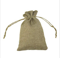 1 x RAW Customer Returns PLECUPE 20 Pieces Jute Bags, Jute Bags 20x30 cm, Gift Bags with Drawstring, Vintage Linen Bags Gift Bags Burlap Jewelry Pouch Candy Bags, Khaki - RRP €22.2