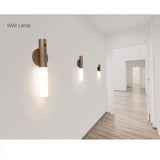 1 x RAW Customer Returns LANDGOO Motion Sensor Night Lights Magnet Body Sensor Hallway Rechargeable LED Light Portable Stairwell Wooden Wall Light Battery Operated Closet Lights Walnut Wood, 2 Pack  - RRP €46.93