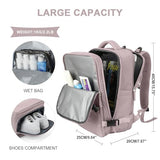 1 x RAW Customer Returns SZLX Large travel backpack for women, Ryanair hand luggage 40x20x25 backpack Easyjet cabin bag backpack waterproof laptop business men s travel backpack hand luggage airplane with shoe compartment. - RRP €45.99