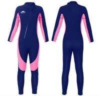 1 x RAW Customer Returns Gogokids wetsuit kids, 8-16 years neoprene thermal swimsuit, front zipper long diving suit, UV 50 sun protection ideal for swimming, surfing, diving - RRP €46.81