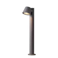 1 x RAW Customer Returns DAWALIGHT Bollard Light GU10 5W 3000K LED Path Lights Outdoor IP44 Waterproof Floor Lamp Outdoor for Garden Outside, Aluminium, Anthracite - RRP €79.0