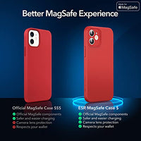 1 x RAW Customer Returns ESR Cloud Soft Case with MagSafe Compatible with iPhone 12 Mini 2020 5.4 Inch Silicone Case with Pro Camera Protection, Red - RRP €18.14