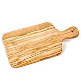 1 x RAW Customer Returns the olive wood board rectangular cutting board with handle herb board with handle onion board with handle serving board with handle rounded corners 30cm incl. handle - RRP €20.06