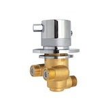 1 x RAW Customer Returns AFUDER mixing valve shower mixer made of brass thermostatic valve mixer tap shower 3 way mixing valve wall mounting of cold and hot water - RRP €69.9