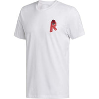 1 x RAW Customer Returns adidas Men s T-Shirt Dame Logo, White, L, FM4792 - RRP €16.4