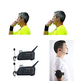 1 x RAW Customer Returns Referee Headset 2 Referees Full Duplex Football Radio Headsets Radio Football Headsets Headphones Football Referee Communication - RRP €148.88