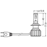 1 x RAW Customer Returns OSRAM NIGHT BREAKER LED H7 GEN 2, high and low beam with road approval, 12V, up to 230 more brightness - RRP €115.1