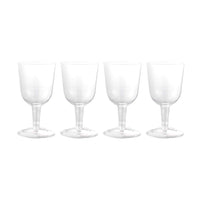 1 x RAW Customer Returns NUOBESTY 12pcs Plastic Wine Glasses Party Disposable Cups Plastic Stemware Wine Glasses Cups - RRP €17.8