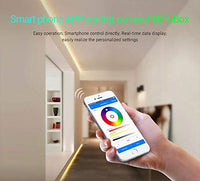 1 x RAW Customer Returns LIGHTEU , Milight Miboxer 5in1 WiFi LED strip control, Alexa Google Home Voice, remote control APP control, used for single color, CCT, RGB, RGBW RGBCCT LED strips, DC12-24V, WL5 - RRP €26.99