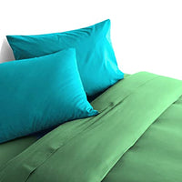 1 x Brand New Pack of 2 pillowcases made of 100 Lyocell, hypoallergenic, non-static, suitable for 40 x 80 cm pillows except latex pillows , blue - RRP €20.4