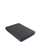 1 x RAW Customer Returns Vency Double Fitted Sheet 180x200 cm Dark Green Double Sheet in 100 Cotton 150g m  - RRP €23.09