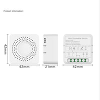 1 x RAW Customer Returns Nudiuhis 1 Tuya WiFi Smart Switch Module Smart Dimmer Switch LED Lights Dimmable Switch Support 2-Way Control Work with Alexa Google Home - RRP €21.6