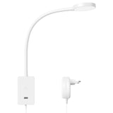 1 x RAW Customer Returns ENUOTEK reading lamp wall mounting, LED wall light bed lamp with switch, touch dimmable reading light, bed reading light with 2A USB charging port, gooseneck wall lamp bedroom book lamp, 4000K - RRP €23.99