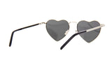 1 x RAW Customer Returns Saint Laurent SL 301 LOULOU Silver Grey 52 17 145 unisex sunglasses - RRP €227.2