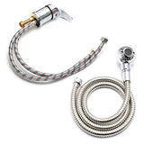 1 x RAW Customer Returns Mixer Taps Sprayer Set Hairdressing Salon Sink Hand Shower Kitchen Sink Faucet Set - RRP €30.24