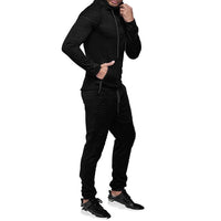 1 x RAW Customer Returns amropi Men s Tracksuit Set Jogging Tracksuit with Hoodie and Pants XL,Black - RRP €44.99