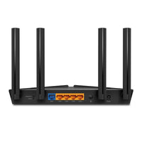 1 x RAW Customer Returns TP-Link Archer AX58 - WiFi 6 Router AX3000, Dual Band 2.4Ghz 5Ghz, 1xWAN 4xLAN Gigabit Port, WPA3, OFDMA, WPS, Ultra-low Latency, HomeShield, OneMesh Technology, Black - RRP €89.9