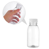 1 x RAW Customer Returns Lurrose 12 Pieces Drinking Bottle 250Ml Plastic Juice Bottles Juice Bottles Smoothie Bottle Milk Bottle with Lid for Milk, Water, Juice, Yogurt, Drinks. - RRP €14.51