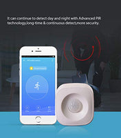 1 x RAW Customer Returns Wireless WiFi Motion Sensor Smart Home PIR Motion Detector Detector Compatible TUYA Smart Life App - RRP €29.45