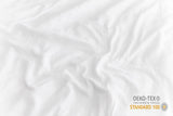 1 x RAW Customer Returns Duvet Cover 100 White Cotton Bed 90 cm - Duvet Cover 150x220 cm - RRP €28.99