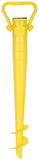 1 x RAW Customer Returns Sekey Parasol Holder Beach Or Earth Green with Ground Plug for Parasol Yellow  - RRP €12.99