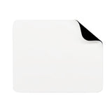 1 x RAW Customer Returns White Leather Mouse Pad, Litchi Pattern, Non-Slip Bottom, Smooth Surface, 10 x 8.2cm - RRP €20.4