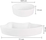 1 x RAW Customer Returns Yesland set of 5 ceramic serving bowls with bamboo tray, snack bowls set, tapas bowl with tray, dessert bowls with bamboo plate, sauce bowls for starters, snacks, spices, sauces, sweets - RRP €35.28