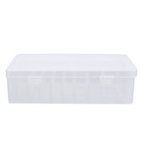 1 x RAW Customer Returns MILISTEN Sewing Thread Storage Box, 42 Compartments Transparent Empty Sewing Thread Storage Box for Cross Stitch Craft Sewing Storage - RRP €16.99