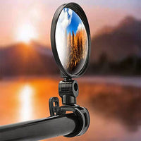 2 x RAW Customer Returns B universal bicycle mirror rear view mirror handlebar mirror safe mirror 3D, 360 degree adjustable rotatable, for bicycle road bike mountain bikes 1 piece  - RRP €21.98