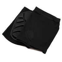 2 x Brand New TTIO Padded Elbow Pads, Breathable, Protective, Soft and Lightweight, for Skiing, Skating and Snowboarding, Unisex, Black, Size XX-Large - RRP €47.98