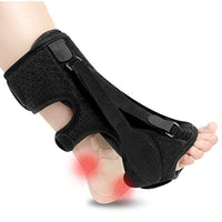 3 x RAW Customer Returns Upgrade Plantar Fasciitis Night Splint, Plantar Fasciitis Relief Brace, 3 Adjustable Straps Plantar Fasciitis Night Splint Relief Plantar Fasciitis, Foot Drop, Achilles Tendonitis, Day Night, Black - RRP €42.69