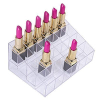 1 x RAW Customer Returns Benbilry 24 Places Lipstick Organizer Lipstick Storage Lipstick Holder Make Up Storage Arcyl Transparent Lipstick Holder - RRP €10.99