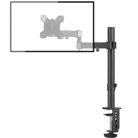 1 x RAW Customer Returns Bracwiser Monitor mount, arm for 13-32 inch LCD LED screens up to 10kg, height adjustable screen mount, 2 mounting options, VESA 75x75 100x100, 1 monitor MD7421  - RRP €25.92