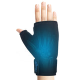 1 x RAW Customer Returns NEWGO Gel Gloves Cooling Gloves Cold Heat Therapy for Hands, Fingers for Chemotherapy, Rheumatism Black  - RRP €16.13