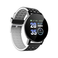 1 x RAW Customer Returns ID119 Plus Smart Bracelet Black - Multiple Sports Modes, Heart Monitor, Step Monitor, Calories Monitor, IP67, Android iOS - RRP €20.22