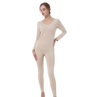 1 x Brand New Women s Thermal Underwear Winter Ski Underwear Warm Underwear Skin Color L  - RRP €14.77